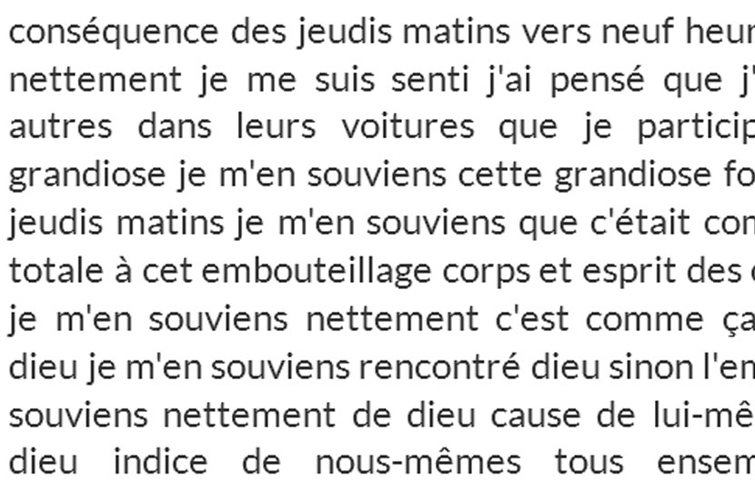 « J’ai trouvé dieu » – Sébastien Lespinasse